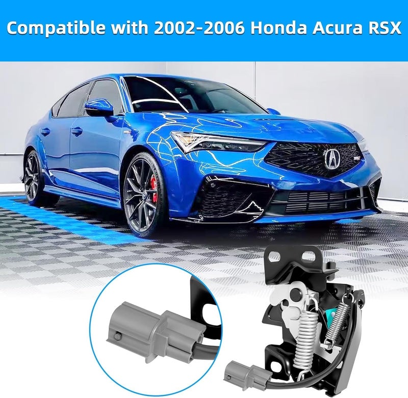 QSRUN 74120-S6M-506 Hood Latch Assembly - Premium Front Hood Lock Mechanism for 2002-2006 RSX Hatchback Variants. - Image 3